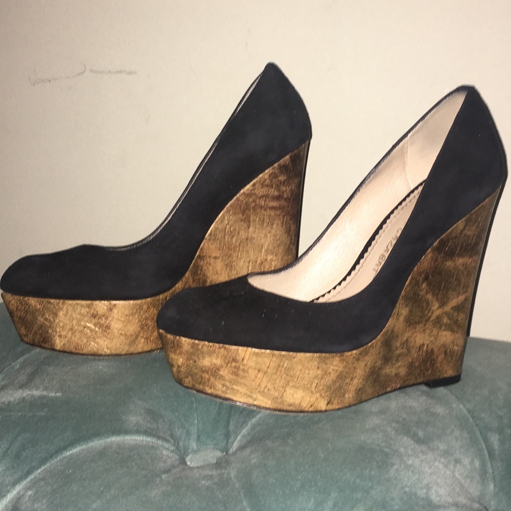 Jean Michel Cazabat Suede Wedge